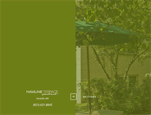 Tablet Screenshot of hamlineterrace.com
